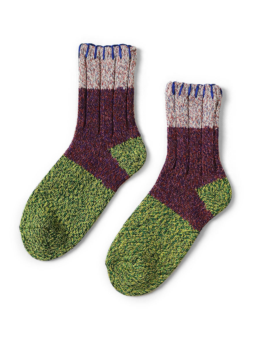 56 Pcs Wool Gogh Tweed HOBO Stitch Socks