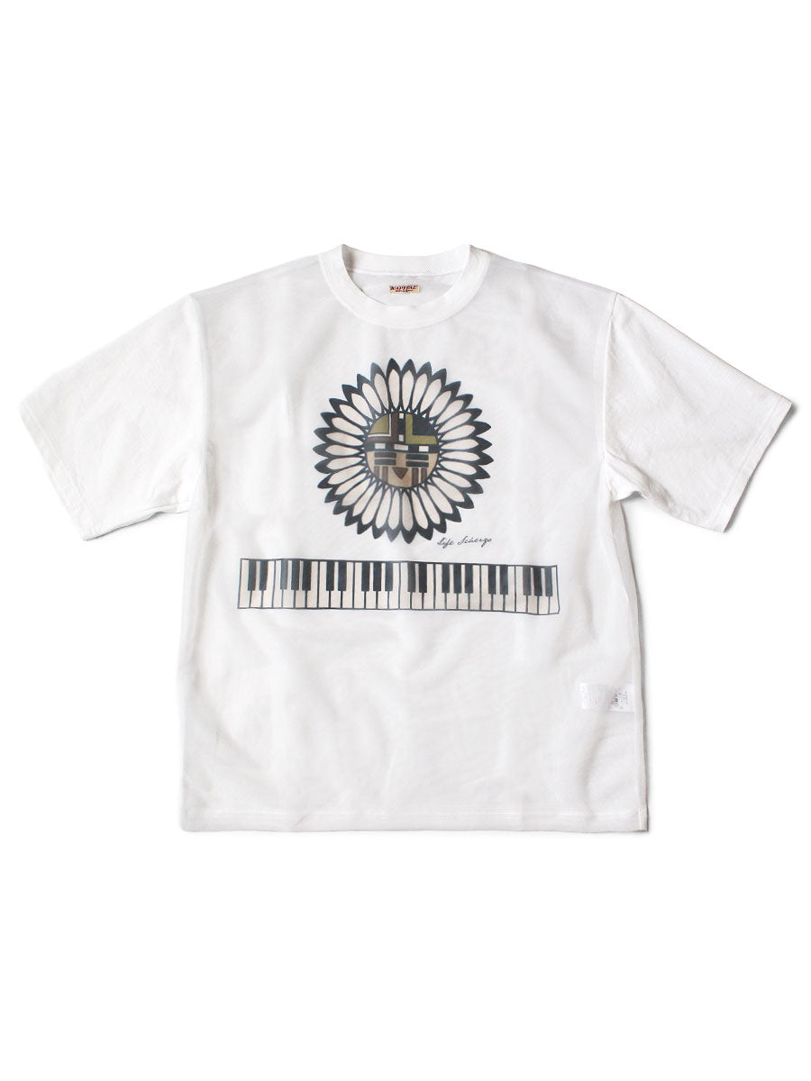 Sheer Jersey × 20/- Jersey Crew T (Piano & Sun Fa...
