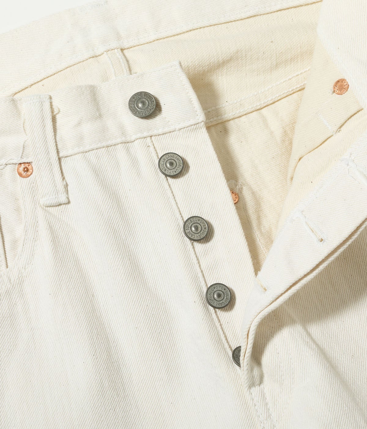 13oz. White Denim '1947 Model' (Regular Straight)
