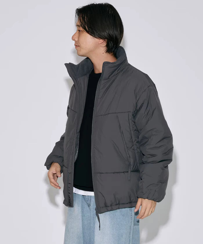 PRIMALOFT PUFF JACKET / Primaloft Stand Collar Puff Jacket / Insulated Blouson
