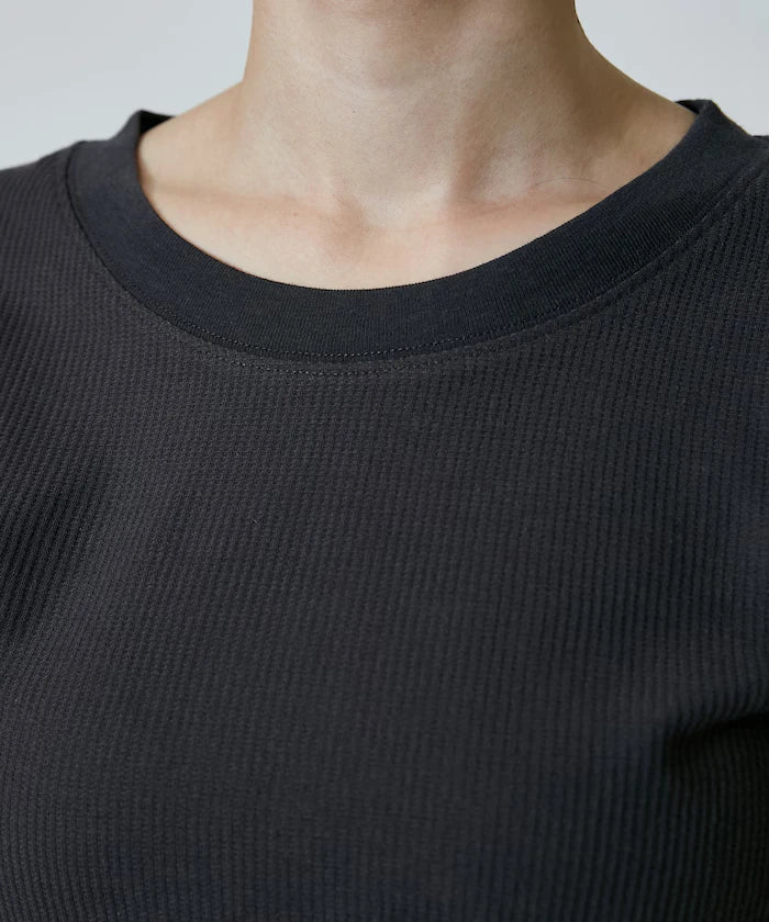 Light Waffle Waist Shirring T-Shirt Limited Edition