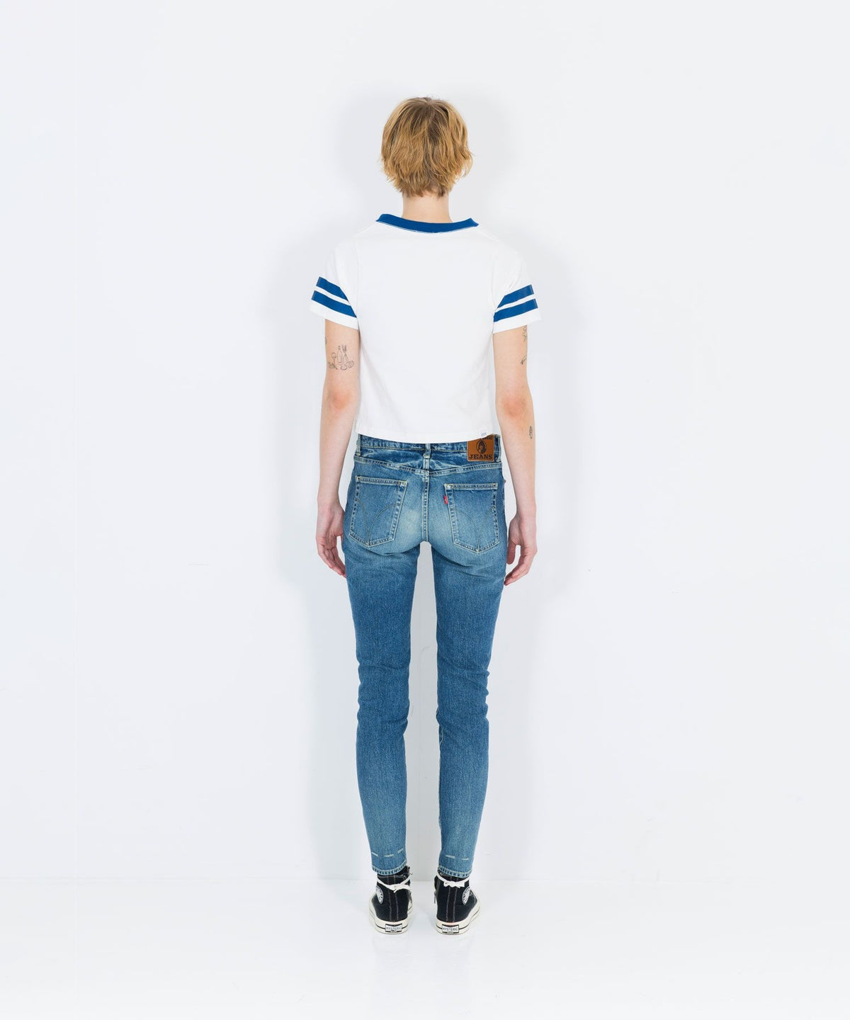 HYS SP Processing Skinny Denim Pants