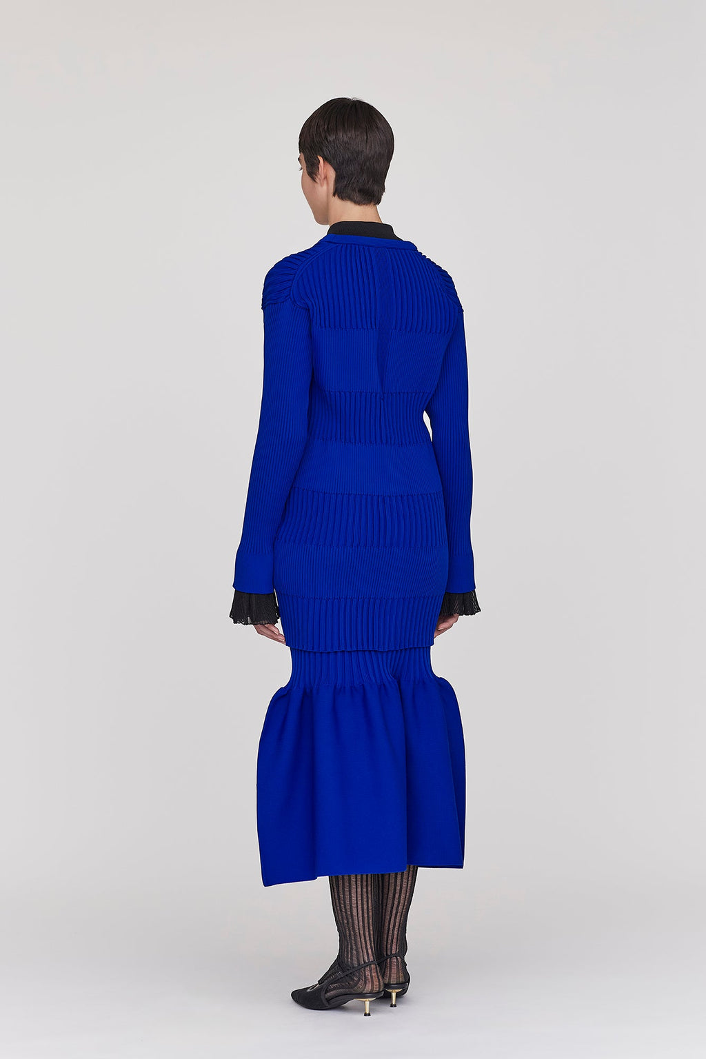 FLUTED LONG CARDIGAN