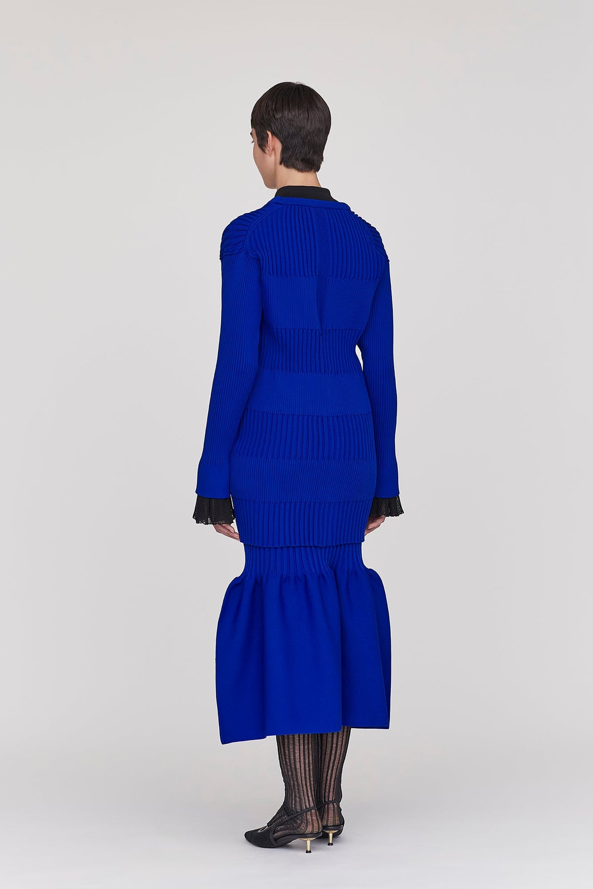 FLUTED LONG CARDIGAN