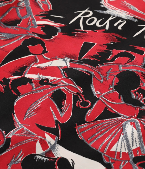 HIGH DENSITY RAYON OPEN SHIRT “ROCK 'N' ROLL”
