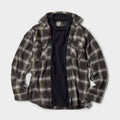 GL29547 /  COTTON NEL CHECK PULLOVER WORK SHIRT with T-SHIRT