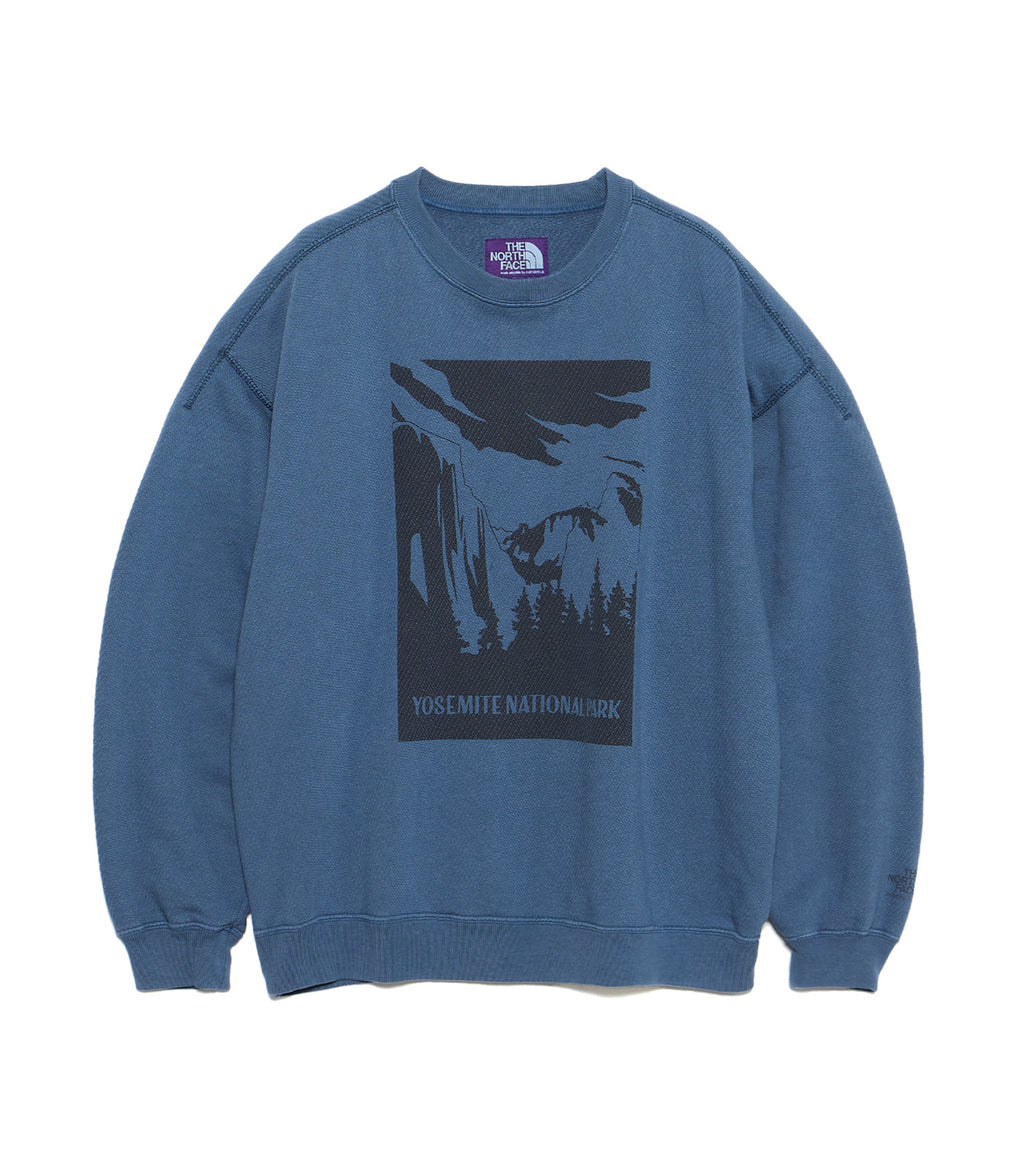 Garment Dyed Field Long Sleeve Crewneck