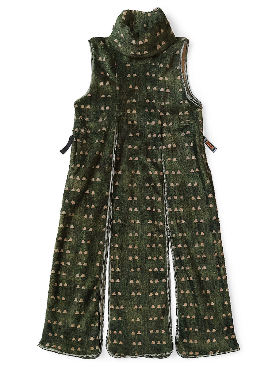 Iris Pattern Fleece Lamp Dress