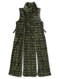 Iris Pattern Fleece Lamp Dress