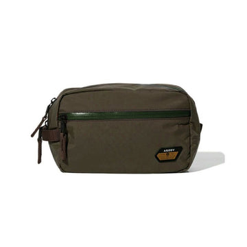 WATER PROOF ROUND POUCH/CHOCO