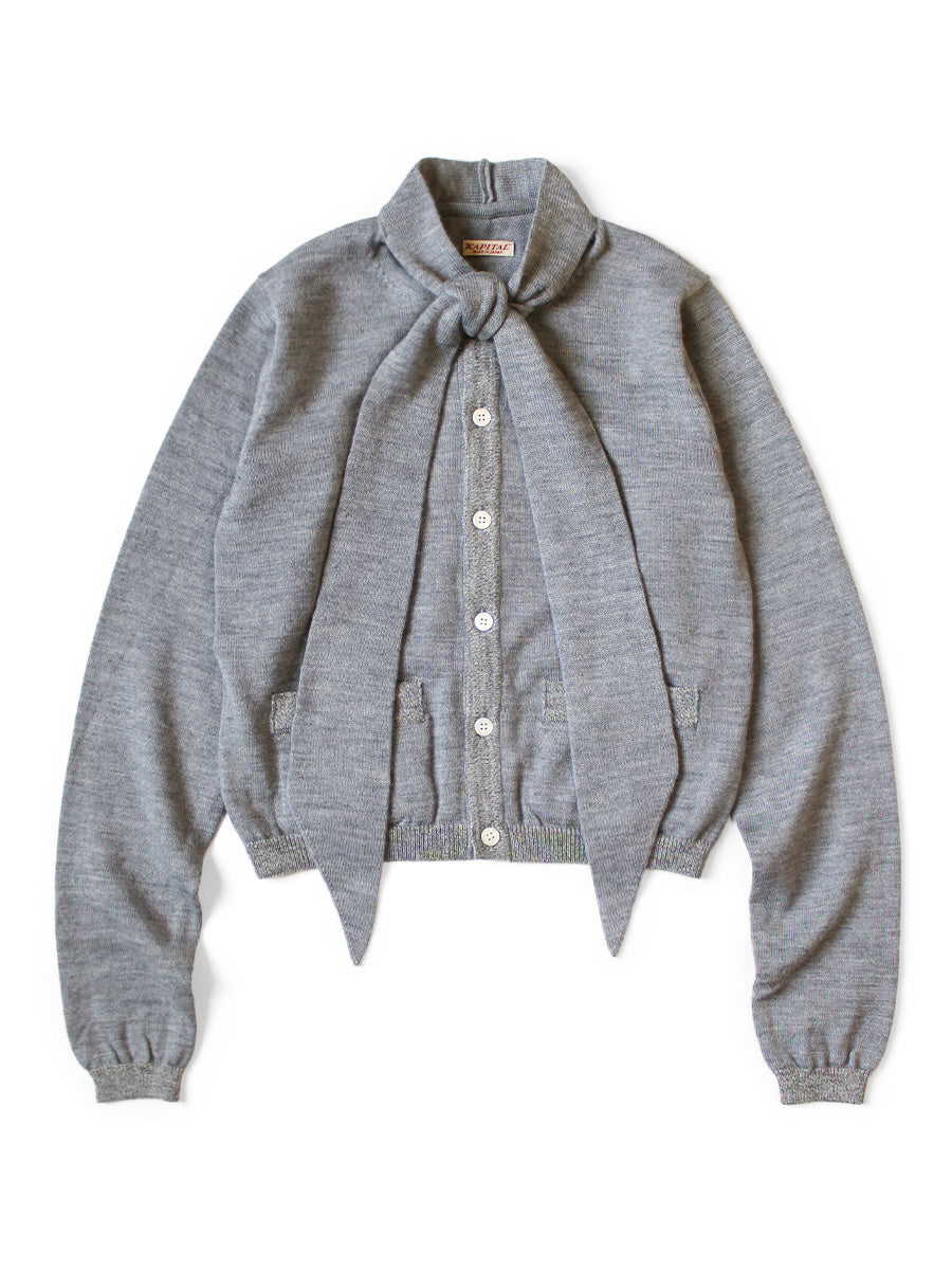 12G Knit Bow Tie Cardigan (L's)