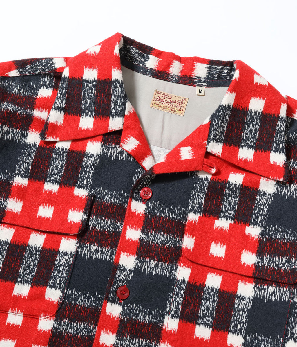 Mid 1950s Style Flannel Sports Shirt “PLAID”