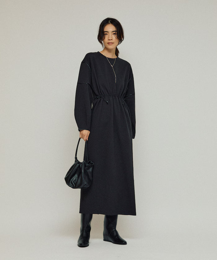 Cocoon Sleeve Damboru Sweat One-Piece / Spindle