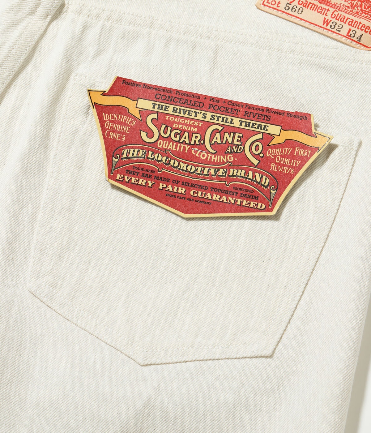 13oz. White Denim '1947 Model' (Regular Straight)
