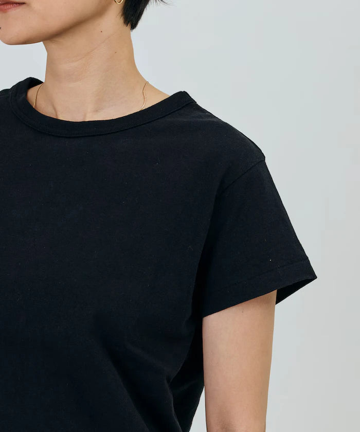 Oil Cut Processing Crew Neck T-Shirt