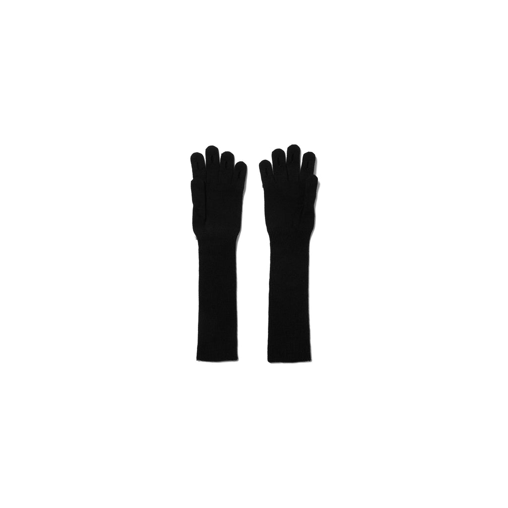 JEWELRY ATTACHED LONG GLOVES / SMALL：BALCK SILVER