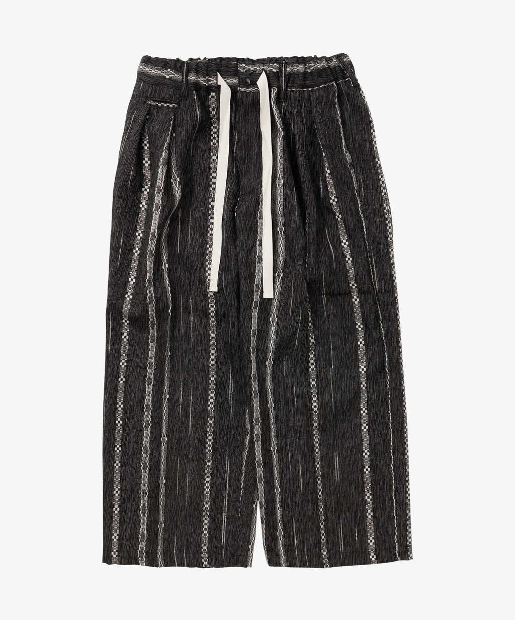 hakama pants watahiko tex deadstock black