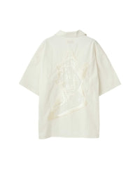 Guitar Girl Embroidered Oversized Shirt