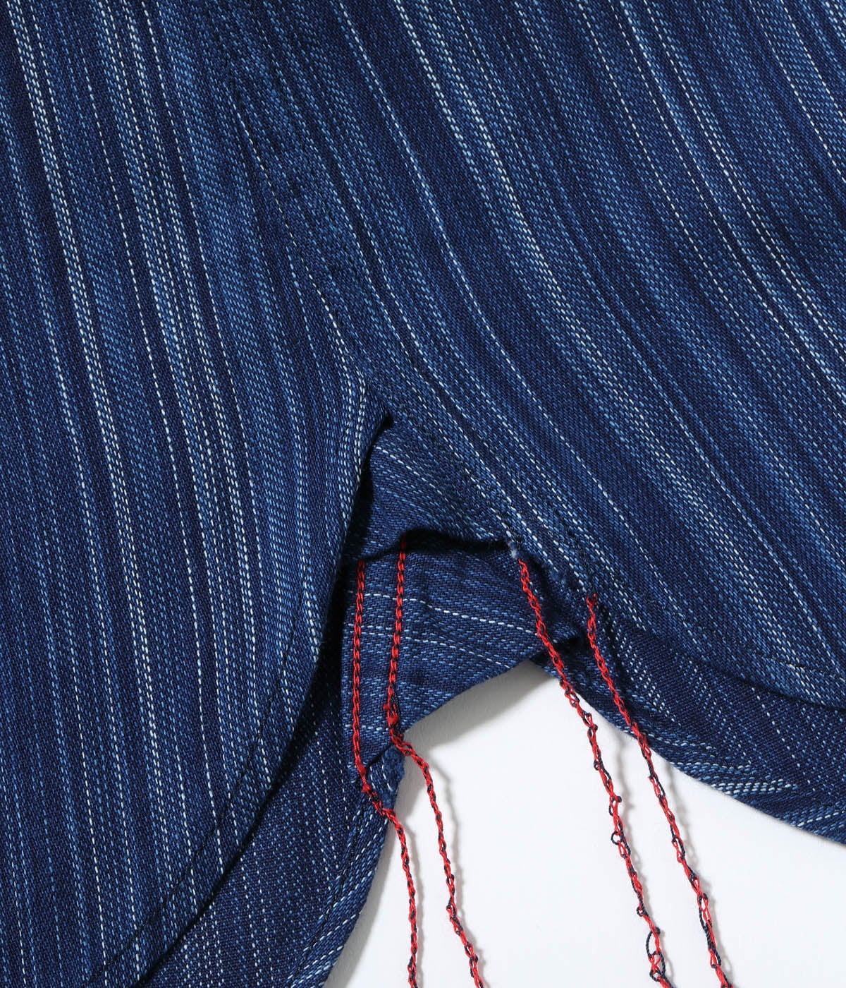 FICTION ROMANCE 5.5oz. INDIGO STRIPE WORK SHIRT