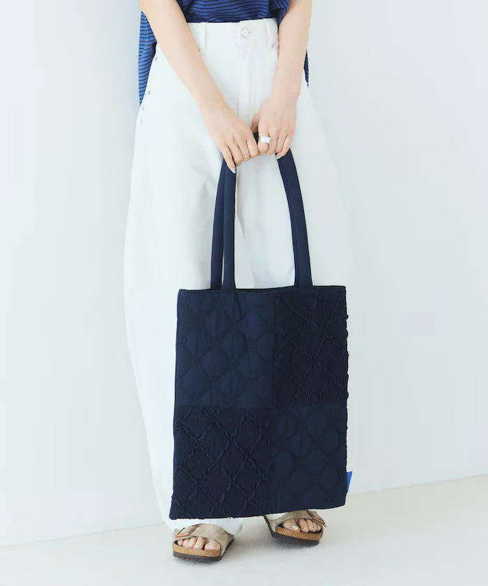 Flower Quilt Patchwork Tote Bag