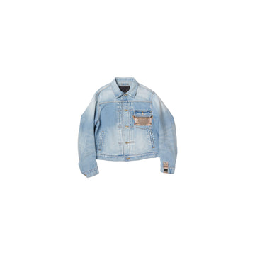 AIR YARN FADED DENIM JACKET