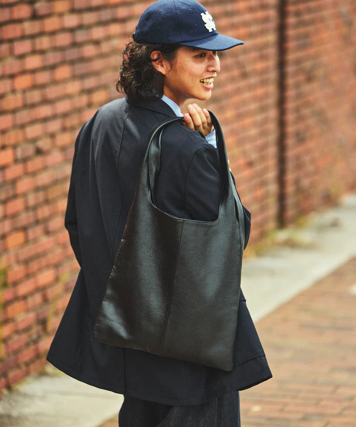 Leather Marche Bag / Leather Marche / Tote Bag / Cowhide / Water-repellent Leather