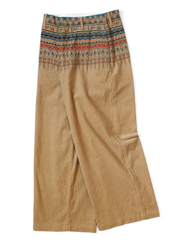 14W Corduroy Tapered Baggy Pants (Town Class...