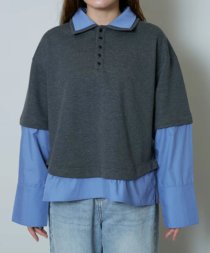 Shirt Layered Polo Top Limited Edition