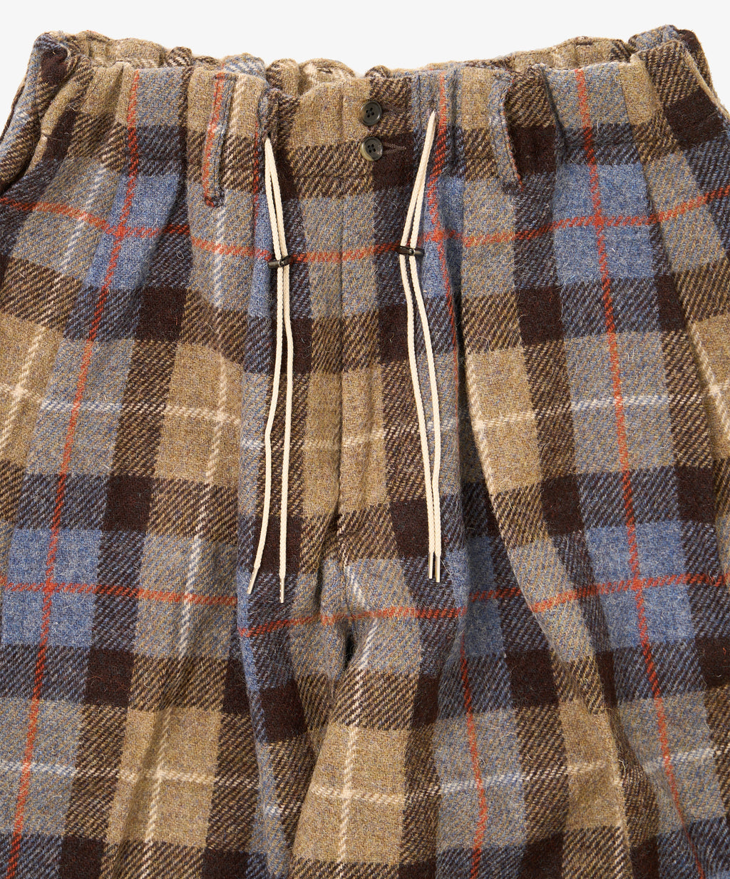 circular pants plaid harris tweed