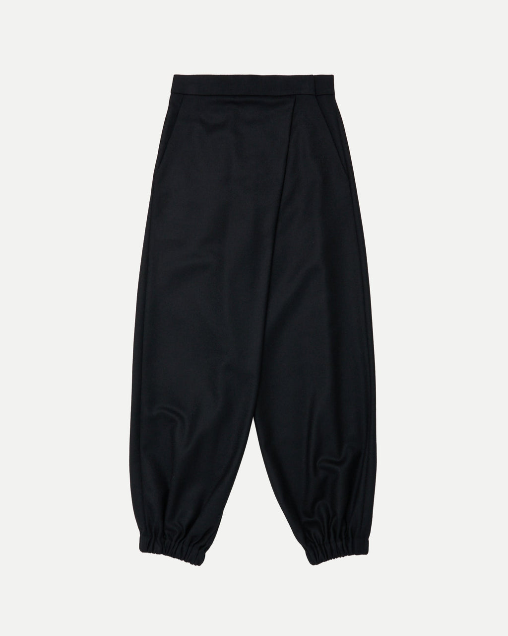 WIDE TUCK TROUSERS