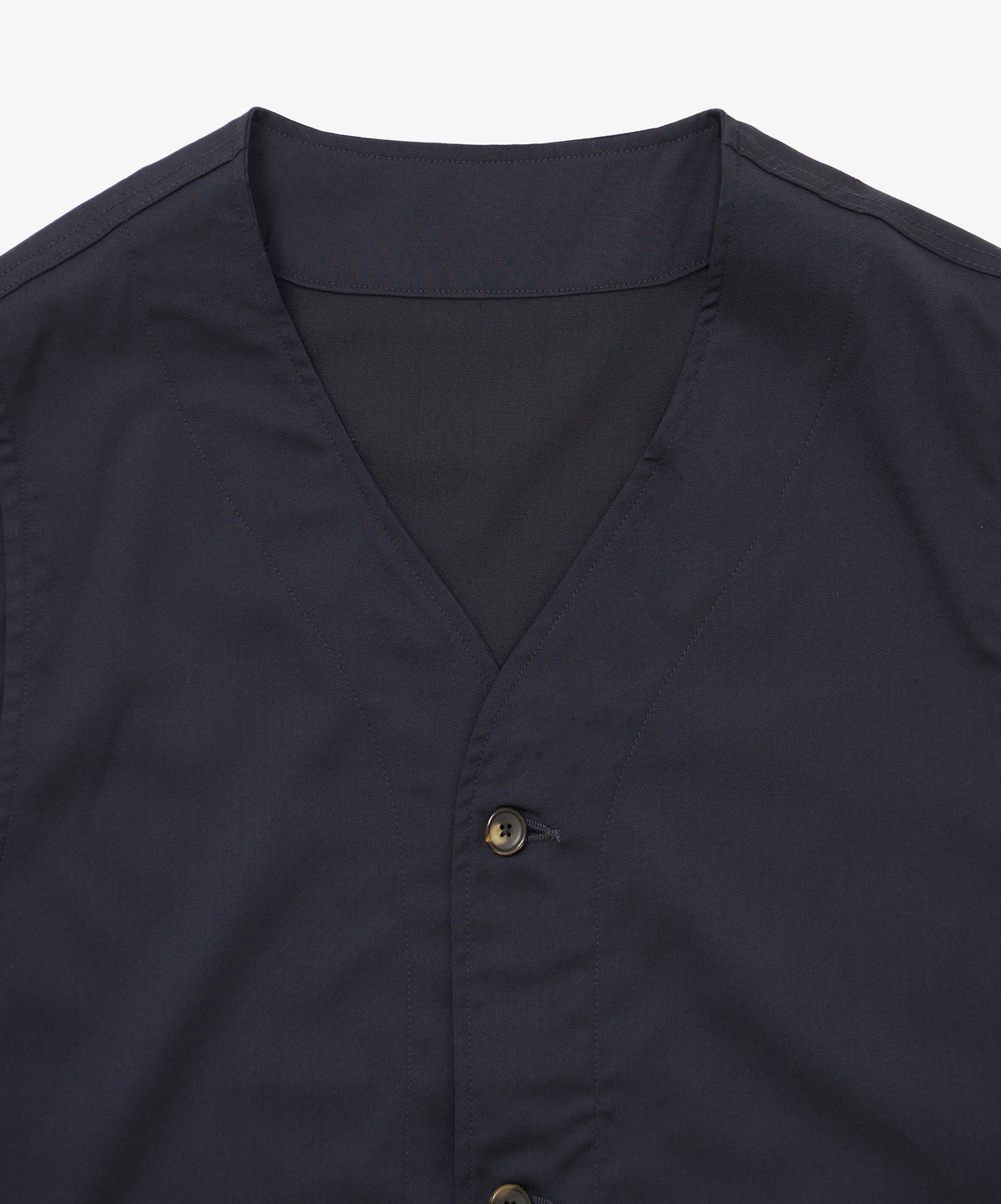 gilet navy twill