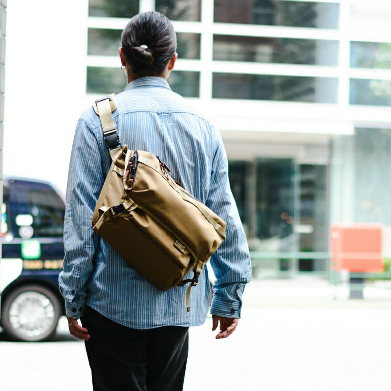 CORDURA DOBBY 305D MESSENGER BAG/KHAKI