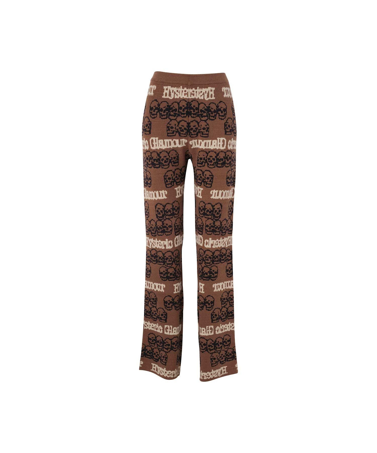 SKULL STRIPE Jacquard Pants
