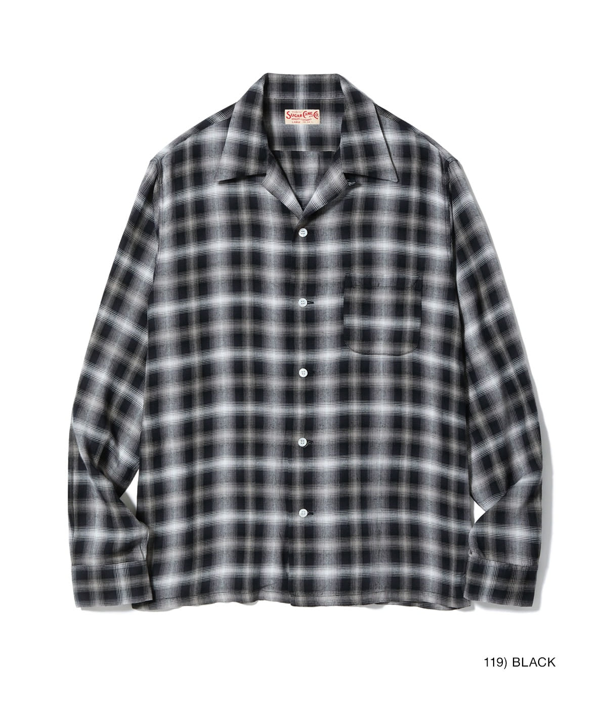 Rayon Ombre Check Open Shirt