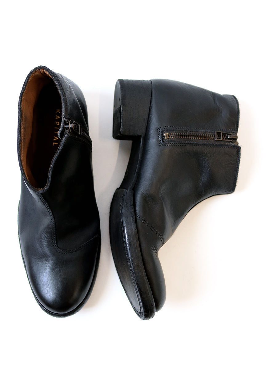 Dyeing Leather Short Boots