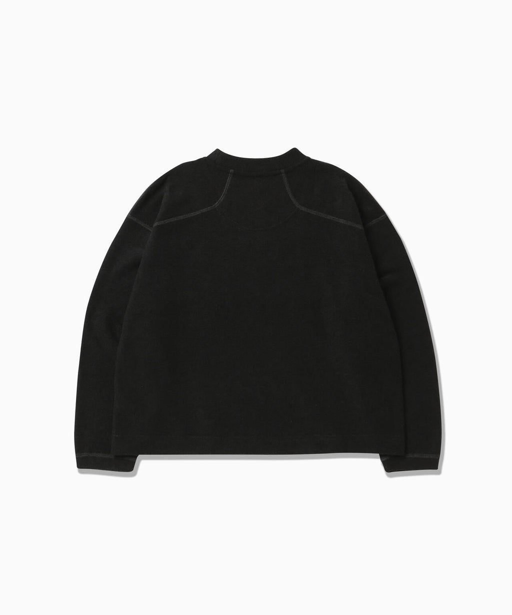 PE warm pile crew neck