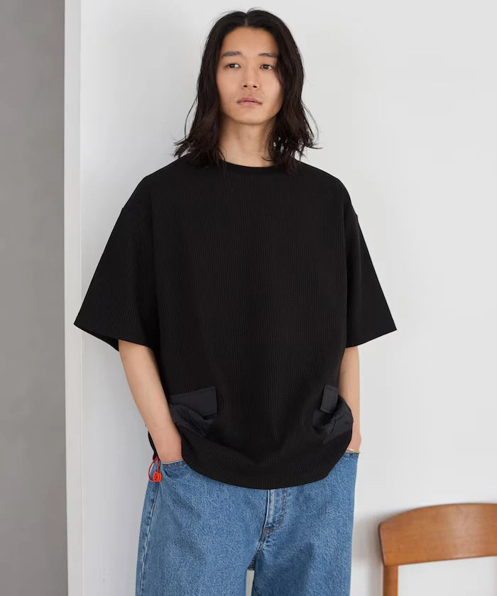 Side Pocket Spindle Tech Thermal Short Sleeve T-Shirt / Big Silhouette