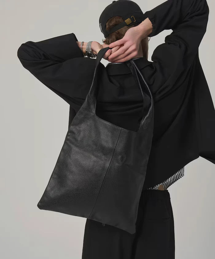 Leather Marche Bag / Leather Marche / Tote Bag / Cowhide / Water-repellent Leather