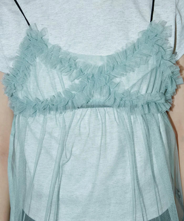 Tulle Bustier T-shirt Set Limited Edition
