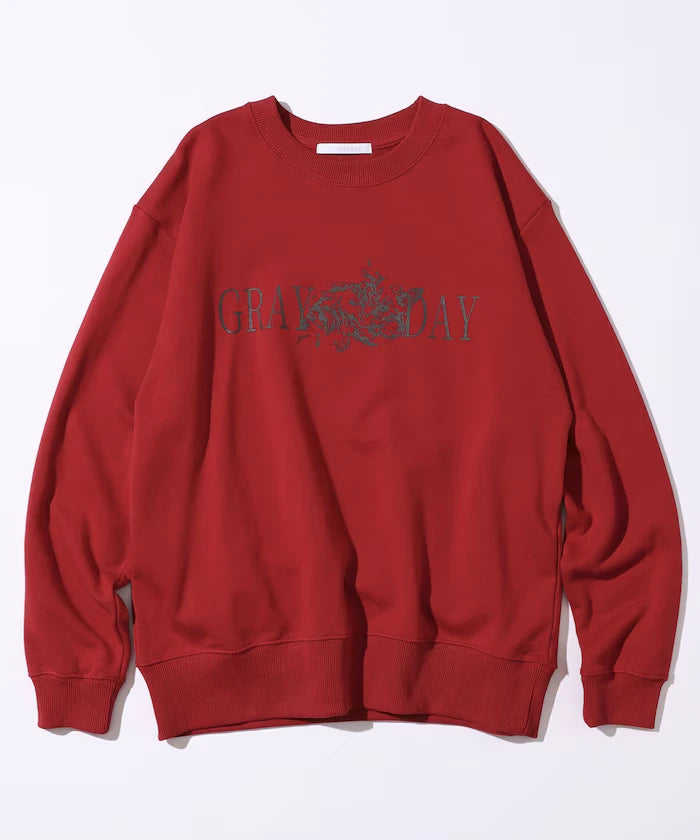Organic Cotton Animal Logo Print Sweat / CAT / Relaxed Fit / French Terry Sweat