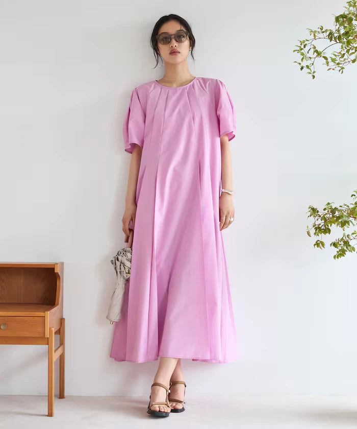 Balloon Sleeve 2WAY Dress / 5 Minute Sleeve