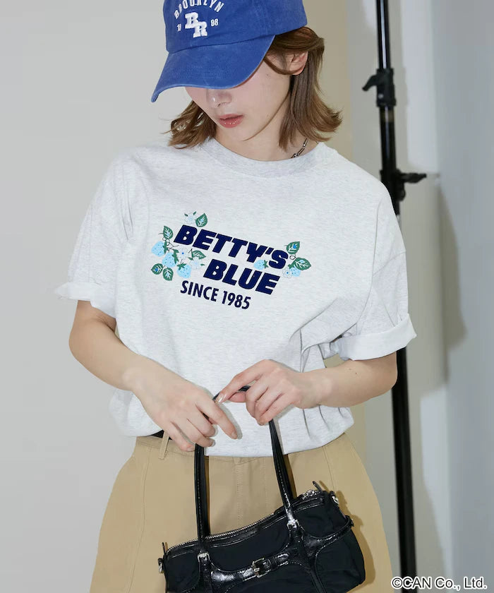BETTY'S BLUE Flock Logo T-Shirt Limited Edition