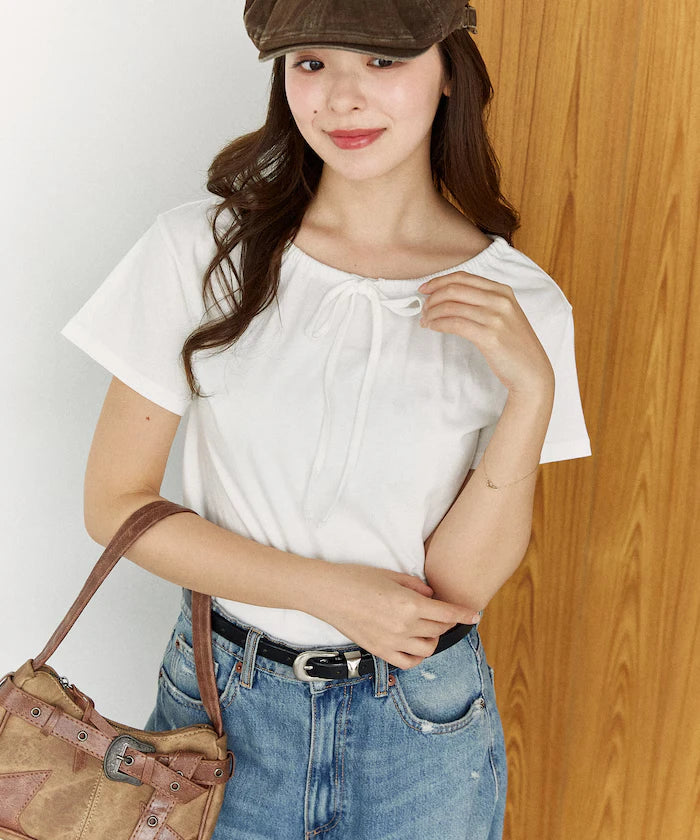 Drawstring Ribbon T-Shirt Limited Edition