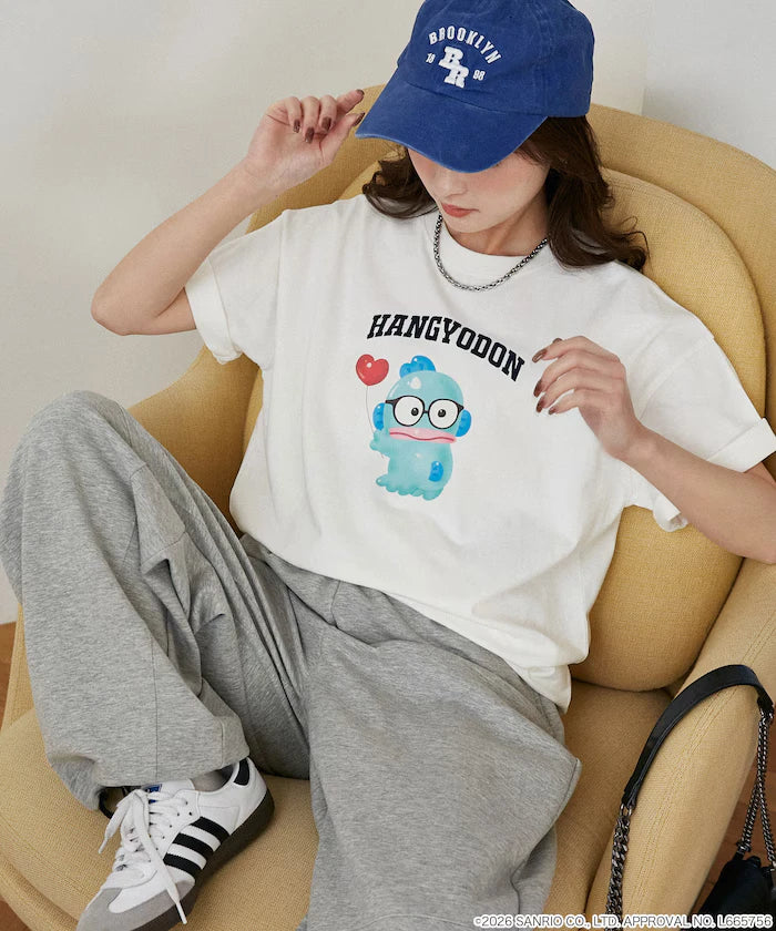 "SANRIO CHARACTERS" College Style Printed T-Shirt Limited Edition