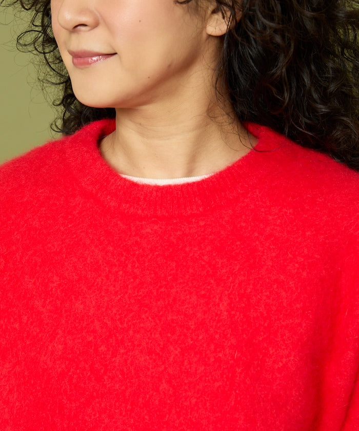 Fluffy Knit Pullover