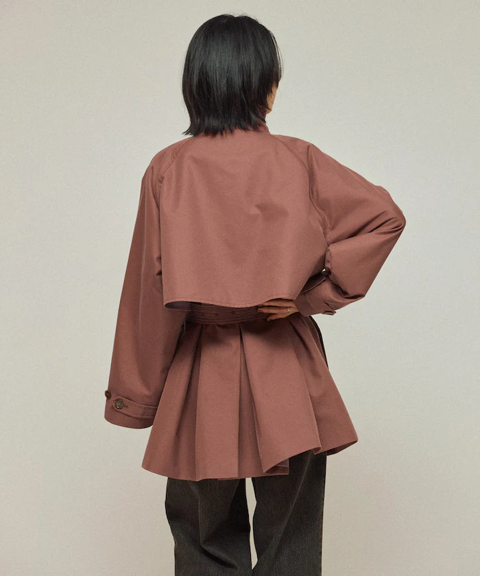 T/C Chambray Short Trench Coat