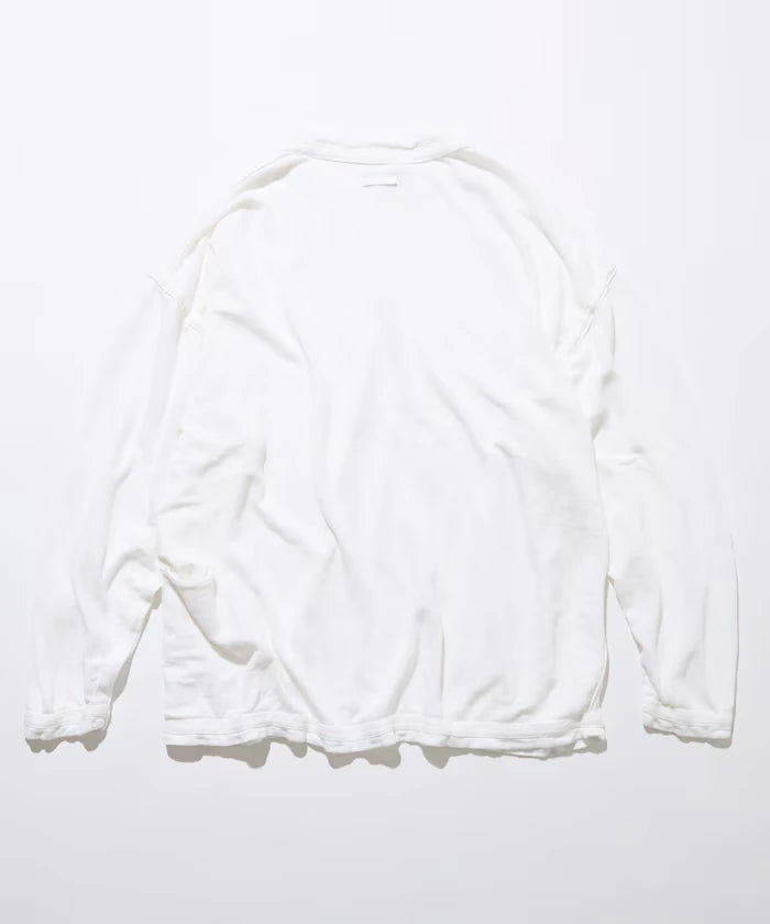 French Linen Reversible Long Sleeve T-Shirt
