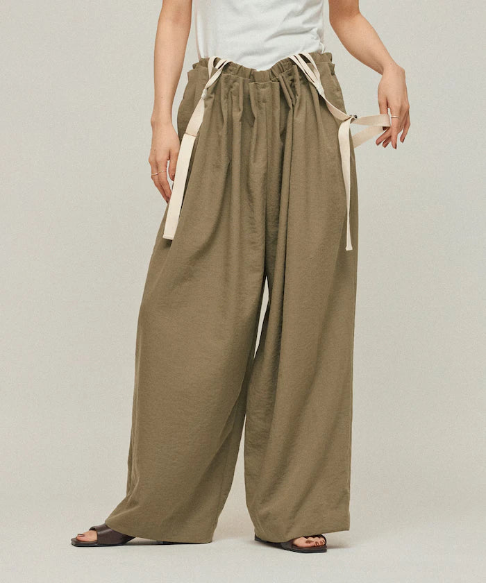 2WAY Suspender Pants / Wide Easy Pants