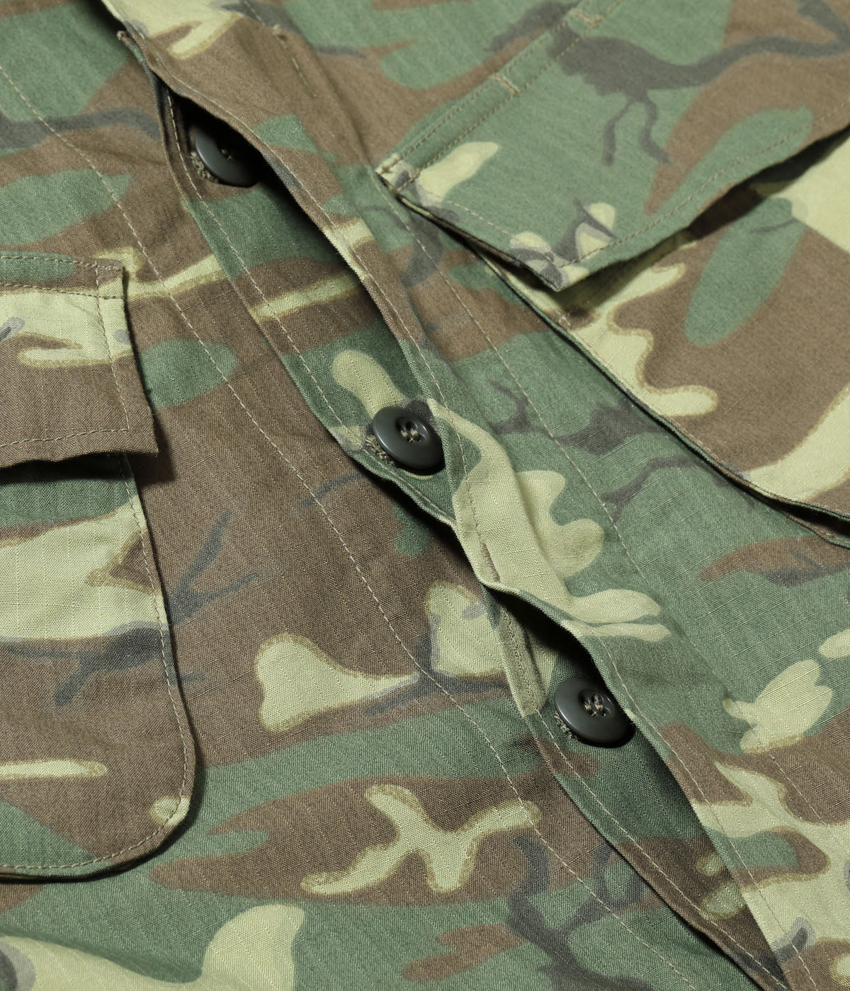 COAT, MAN'S, CAMOUFLAGE, COTTON, WIND, RESISTANT, POPLIN, CLASS 2