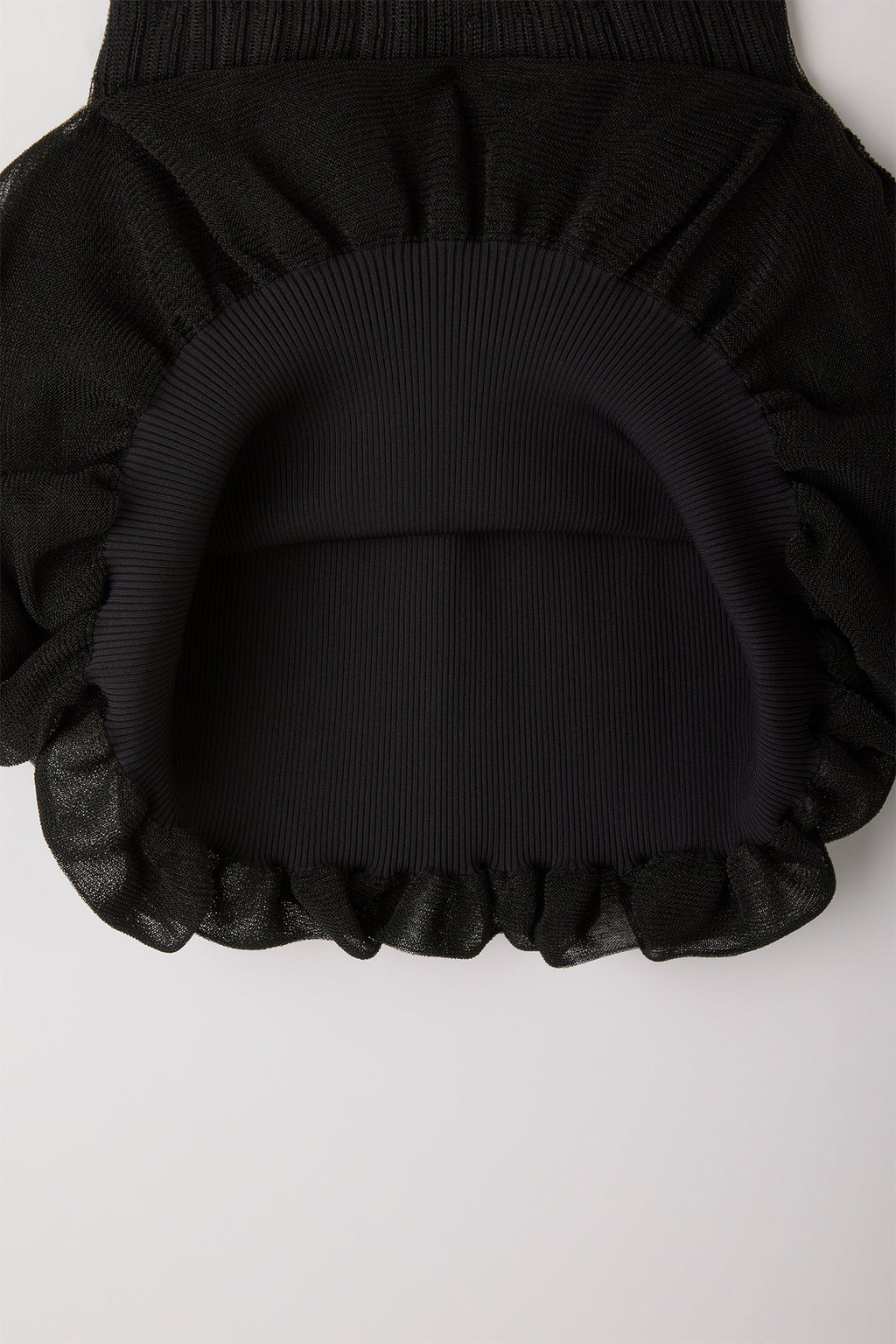 OVERWRAPPED POTTERY MINI SKIRT